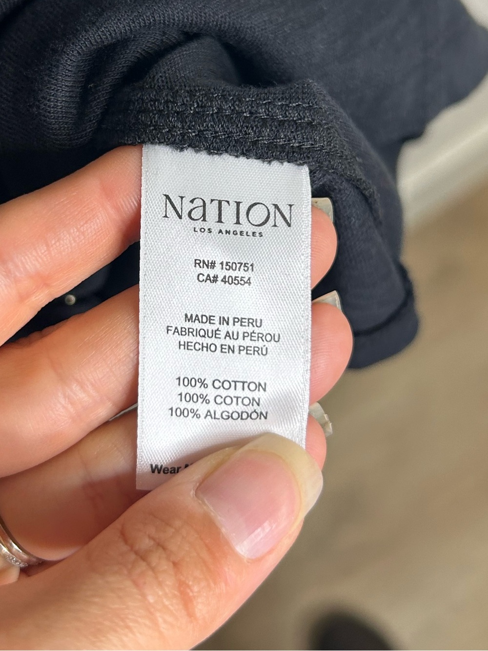 NWT Nation LA 100% Cotton Black Gold Button V - Neck Button Down Mini Dress - Picture 15 of 15